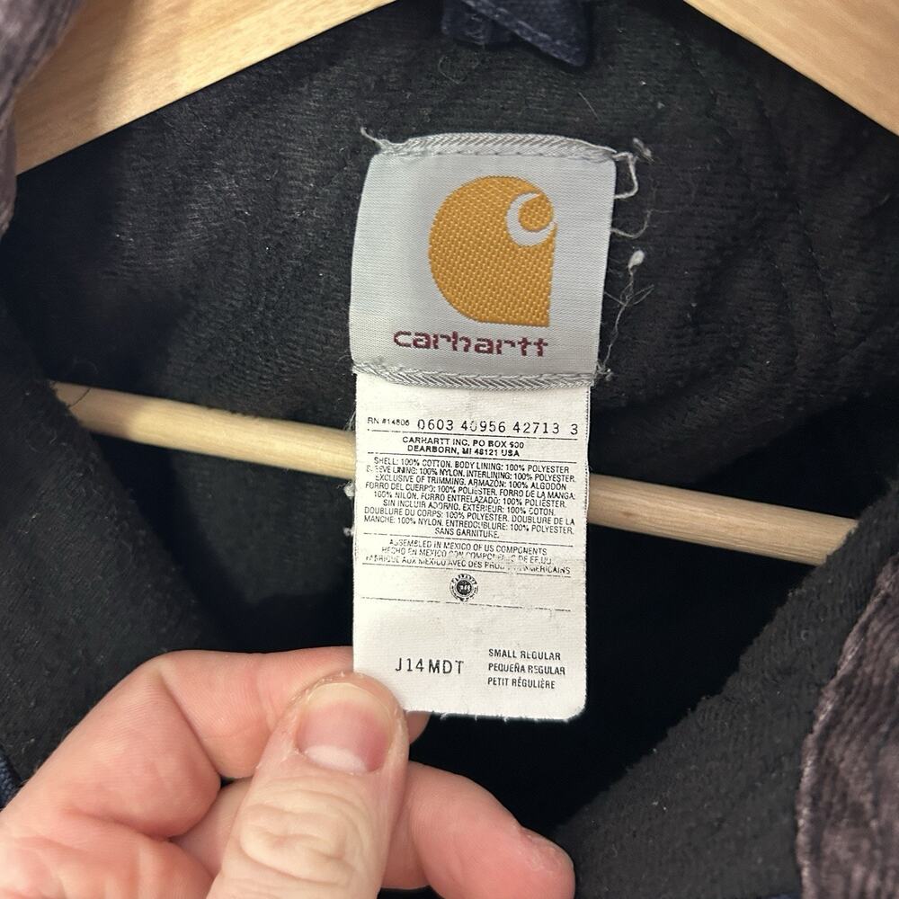 Vintage Carhartt Santa Fe Jacket “Midnight Blue” J14 MDT - Picture 10 of 12